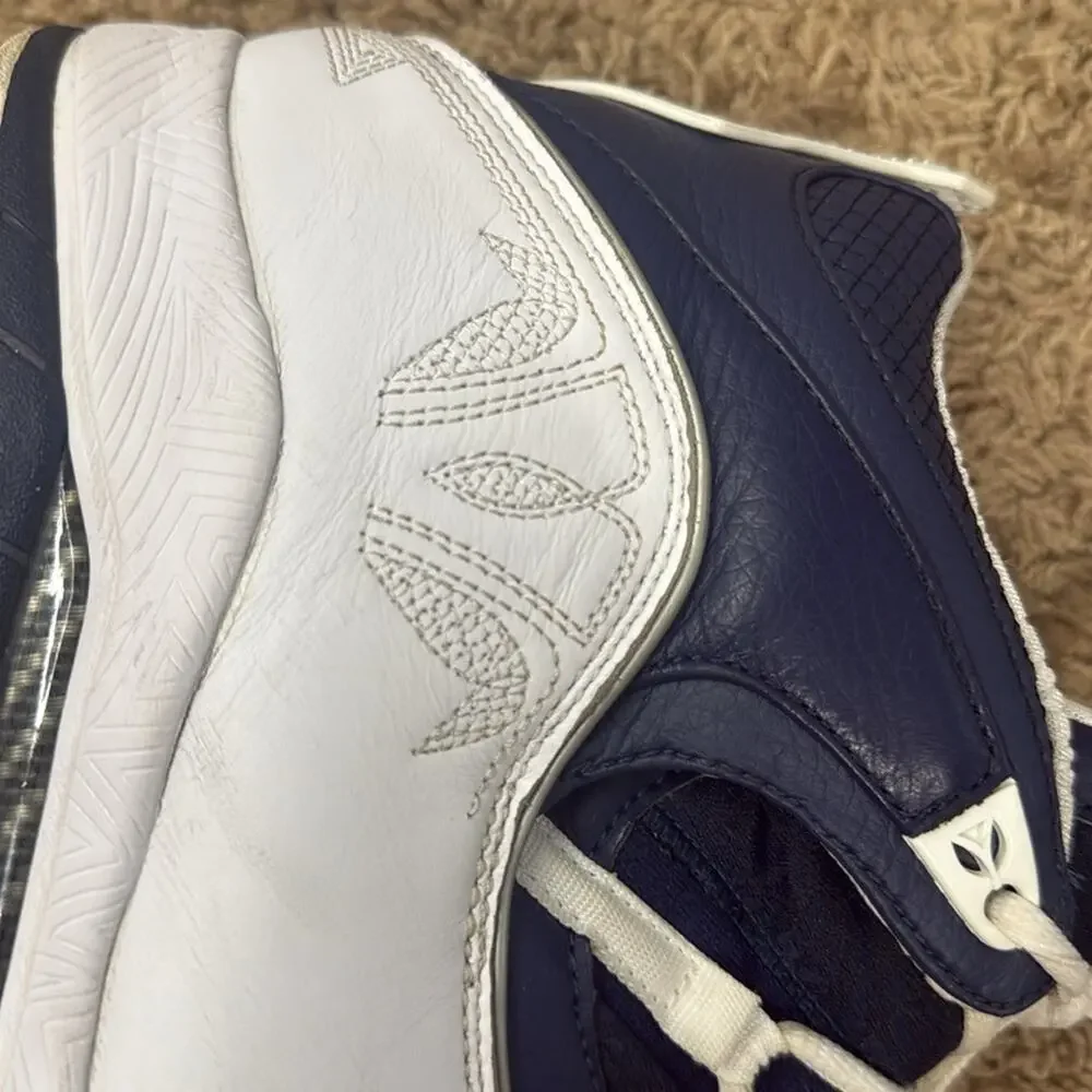Jordan Olympia Mid Top White Midnight Navy Men’s Size 13
